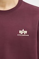 Mikina Alpha Industries Bluza Alpha Industries 188307 03 burgundské 188307