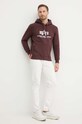 Μπλούζα Alpha Industries 178312.21 μπορντό AA00