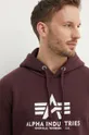 maroon Alpha Industries sweatshirt Basic Hoody
