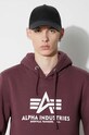 Alpha Industries sweatshirt Basic Hoody 178312.21 maroon
