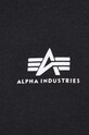 Alpha Industries bluză Basic Hoody Small Logo 196318.03 negru