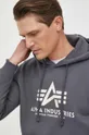 gray Alpha Industries sweatshirt Basic