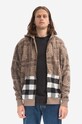 Karl Kani bluză cu modele maro 6022758