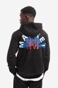 Odjeća Pamučna dukserica Market World Famous Bootleg Club Hoodie 397000398.0001 crna