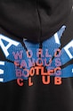 Бавовняна кофта Market World Famous Bootleg Club Hoodie чорний 397000398.0001