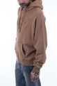 Diadora cotton sweatshirt x Paura Basket Hoodie 502.177541 brown