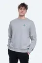 gray Wood Wood cotton sweatshirt Tye Double A Men’s