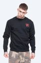 čierna Bavlnená mikina Wood Wood Tye Sweatshirt Pánsky