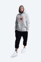 Bavlnená mikina Wood Wood Ian Hoodie 10135605-2424 GREY MELANGE 10135605.2424 sivá AA00