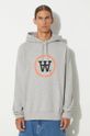 Дрехи Памучен суичър Wood Wood Ian Hoodie 10135605-2424 GREY MELANGE 10135605.2424 сив