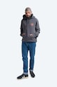 Хлопковая кофта Wood Wood Ian Hoodie 10135605.2424 серый AA00