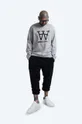 Wood Wood bluza bawełniana Tye Sweatshirt szary