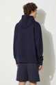 Abbigliamento Wood Wood felpa in cotone Ian Crest Hoodie 10285600.2424 blu navy