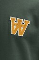 Pamučna dukserica Wood Wood Tye AA Patches Sweatshirt zelena 10235602.2424