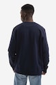 Îmbrăcăminte Wood Wood hanorac de bumbac Tye Badge 10285603.2424 bleumarin