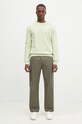 Wood Wood cotton sweatshirt Tye Double A green 10915601.2424