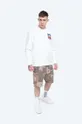 Wood Wood cotton sweatshirt Hugh Sweatshirt white