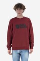 Fjallraven bluza bawełniana Logo Sweater aplikacja czerwony F84142