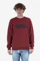 crvena Pamučna dukserica Fjallraven Logo Sweater Muški
