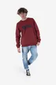 Fjallraven felpa in cotone Logo Sweater rosso