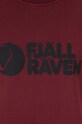 Fjallraven bluza bawełniana Logo Sweater czerwony F84142