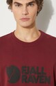 Fjallraven cotton sweatshirt Logo Sweater F84142 red