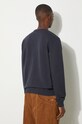 Oblečenie Bavlnená mikina Fjallraven Logo Sweater F84142 tmavomodrá