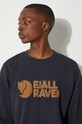 Bavlnená mikina Fjallraven Logo Sweater F84142 tmavomodrá
