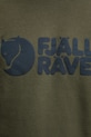 Fjallraven μπλούζα ανδρική βαμβακερή Fjällräven Logo F84142 πράσινο