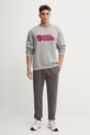 Fjallraven bluza bawełniana Logo Sweater F84142 szary AA00