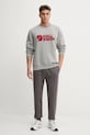 Fjallraven bluza bawełniana Logo Sweater F84142 szary AA00