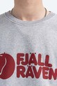 Fjallraven bluza bawełniana Logo Sweater szary F84142