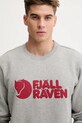 Fjallraven bluza bawełniana Logo Sweater szary F84142