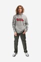 Fjallraven bluza bawełniana Logo Hoodie F84144 szary SS25