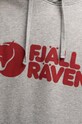Fjallraven bluza bawełniana Logo Hoodie szary F84144