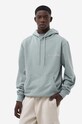 Filling Pieces cotton sweatshirt Core Hoodie Lead cotton blue 80613682063