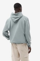 Βαμβακερή μπλούζα Filling Pieces Core Hoodie Lead μπλε