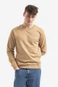 beżowy A.P.C. bluza bawełniana Sweat Item Męski