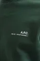 zielony A.P.C. bluza bawełniana Sweat Item