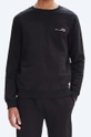 fekete A.P.C. pamut melegítőfelső Sweat Item COEAS-H2768 BLACK