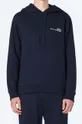 námořnická modř Bavlněná mikina A.P.C. Hoodie Item COEAS-H27672 BLACK