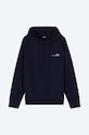 Bavlněná mikina A.P.C. Hoodie Item COEAS-H27672 BLACK COEAS.H27672 námořnická modř
