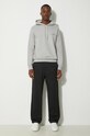 A.P.C. felpa in cotone Hoodie Item COEAS.H27672 grigio AA00