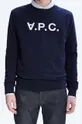 mornarsko modra Bombažen pulover A.P.C. Sweat Vpc