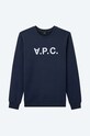 Бавовняна кофта A.P.C. Sweat Vpc COECQ.H27378 темно-синій