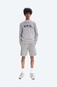 Pamučna dukserica A.P.C. Sweat Vpc BLACK COECQ.H27378 siva AA00