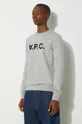 A.P.C. cotton sweatshirt Sweat Vpc gray COECQ.H27378