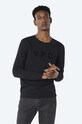 Бавовняна кофта A.P.C. Sweat Vpc без капюшона чорний COECQ.H27378