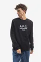 black A.P.C. cotton sweatshirt Sweat Rufus Men’s