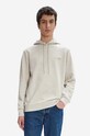 A.P.C. bluza bawełniana Item gładkie szary COEZD.H27672